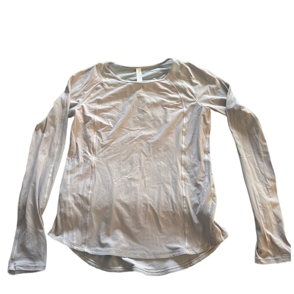 lululemon athletica Tops - Lululemon long sleeve mesh panel top 4 very light purple